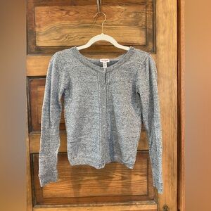 Cat & Jack Heather Gray Knit Cardigan